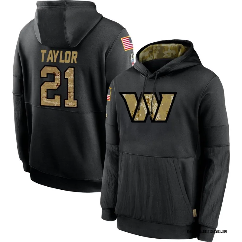 Sean Taylor Women's Washington Redskins Ash Pro Line Backer Pullover Hoodie  - Pro Sweatshirts